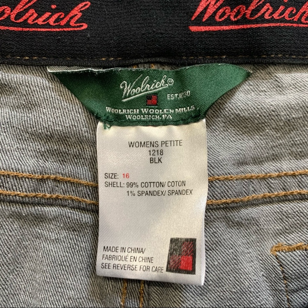 Woolrich Grey Wash Straight Leg Casual Denim Jeans Plus Size 16 Petite - Picture 3 of 6
